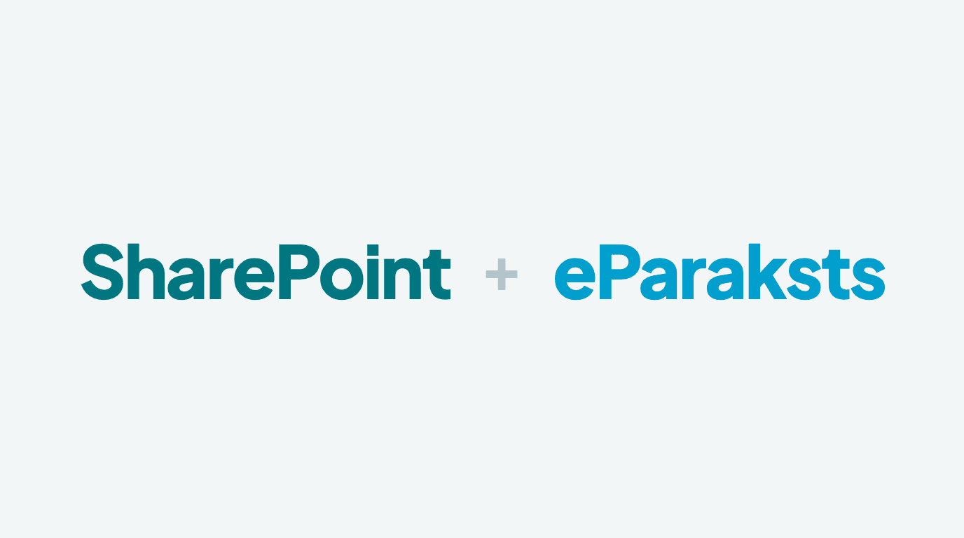 SharePoint un eParaksts